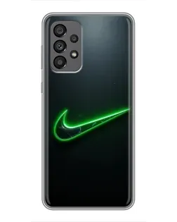 Чохол для Samsung Galaxy A73 (5G) з картинкою «Неоновий контур Nike»