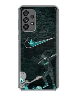 Чехол для Samsung Galaxy A73 (5G) с картинкой «Спортивный арт Nike» Чехол для Samsung Galaxy A73 (5G) с картинкой «Спортивный арт Nike»