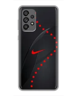 Чехол для Samsung Galaxy A73 (5G) с картинкой «Абстрактный дизайн Nike»