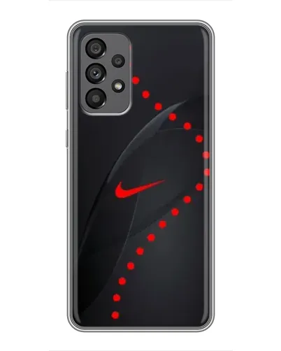 Чехол для Samsung Galaxy A73 (5G) с картинкой «Абстрактный дизайн Nike»
