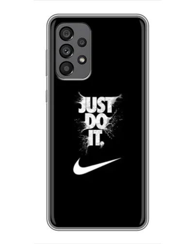 Чехол для Samsung Galaxy A73 (5G) с картинкой «Текстовый принт Nike»