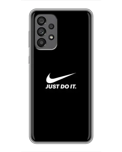 Чехол для Samsung Galaxy A73 (5G) с картинкой «Минимализм от Nike»