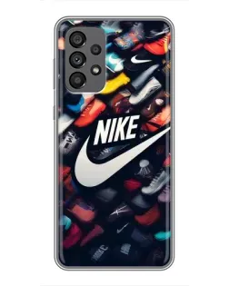Чехол для Samsung Galaxy A73 (5G) с картинкой «Коллекция кроссовок Nike»