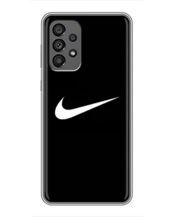Чехол для Samsung Galaxy A73 (5G) с картинкой «Минималистический Найк» Чехол для Samsung Galaxy A73 (5G) с картинкой «Минималистический Найк»