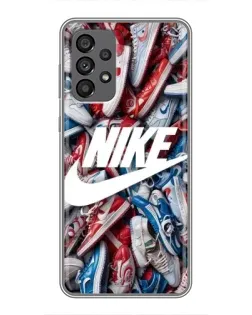 Чехол для Samsung Galaxy A73 (5G) с картинкой «Коллаж кроссовок Найк» Чехол для Samsung Galaxy A73 (5G) с картинкой «Коллаж кроссовок Найк»