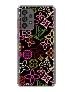 Чохол для Samsung Galaxy A73 (5G) з картинкою «Неоновий мікс Nike»