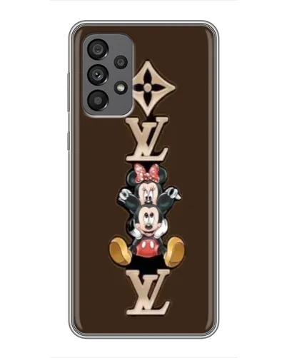 Чехол для Samsung Galaxy A73 (5G) с картинкой «LV и Микки Маус»