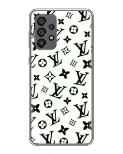 Чехол для Samsung Galaxy A73 (5G) с картинкой «Монохромный хаос LV»