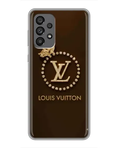 Чехол для Samsung Galaxy A73 (5G) с картинкой «LV — золотая печать»