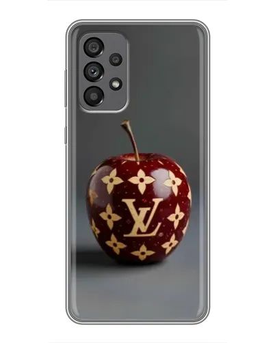 Чехол для Samsung Galaxy A73 (5G) с картинкой «Красное яблоко LV»