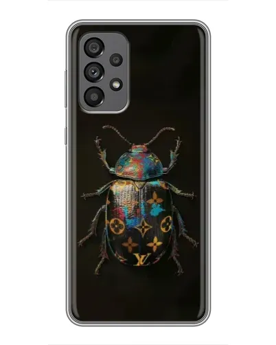 Чехол для Samsung Galaxy A73 (5G) с картинкой «LV — мраморный принт»