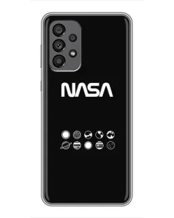 Чехол для Samsung Galaxy A73 (5G) с картинкой «NASA — технический принт»
