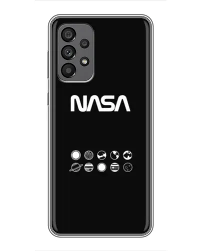 Чехол для Samsung Galaxy A73 (5G) с картинкой «NASA — технический принт»