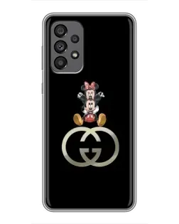 Чохол для Samsung Galaxy A73 (5G) з картинкою «Мінні Маус на лого»