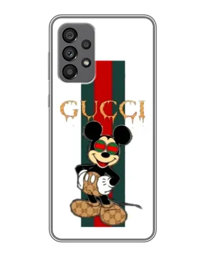 Чохол для Samsung Galaxy A73 (5G) з картинкою «Міккі Маус Gucci — смуги» Чохол для Samsung Galaxy A73 (5G) з картинкою «Міккі Маус Gucci — смуги»