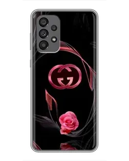 Чохол для Samsung Galaxy A73 (5G) з картинкою «Gucci — неонова троянда»