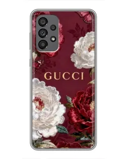 Чохол для Samsung Galaxy A73 (5G) з картинкою «Gucci — бордові троянди» Чохол для Samsung Galaxy A73 (5G) з картинкою «Gucci — бордові троянди»