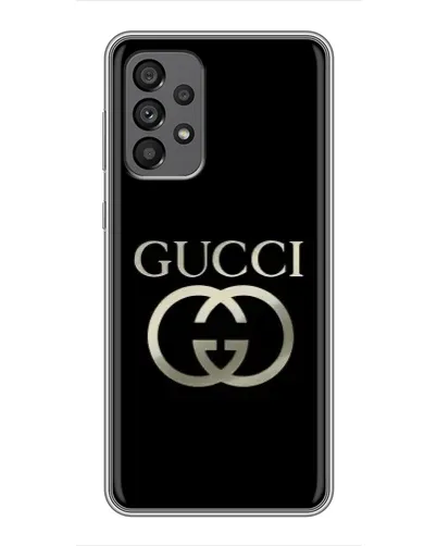 Чохол для Samsung Galaxy A73 (5G) з картинкою «Gucci — золото на чорному» Чохол для Samsung Galaxy A73 (5G) з картинкою «Gucci — золото на чорному»
