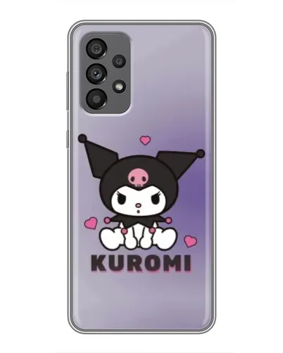 Чехол для Samsung Galaxy A73 (5G) с картинкой «Kuromi — фиолетовый арт»