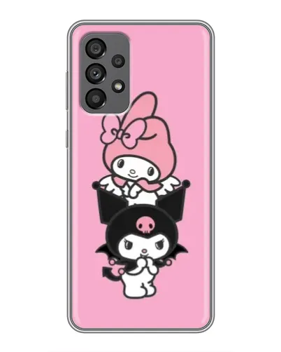 Чехол для Samsung Galaxy A73 (5G) с картинкой «My Melody и Kuromi»