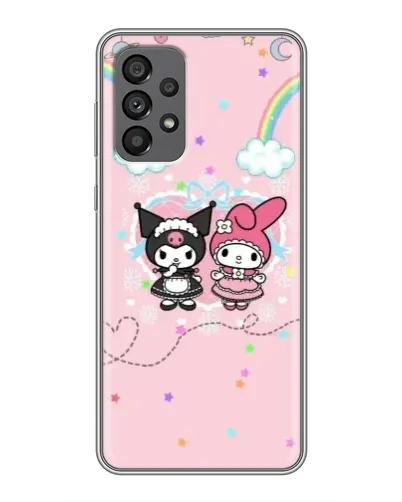 Чехол для Samsung Galaxy A73 (5G) с картинкой «My Melody и Kuromi»