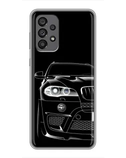 Чохол для Samsung Galaxy A73 (5G) з картинкою «Темний силует BMW»