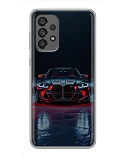 Чохол для Samsung Galaxy A73 (5G) з картинкою «BMW на мокрій дорозі»