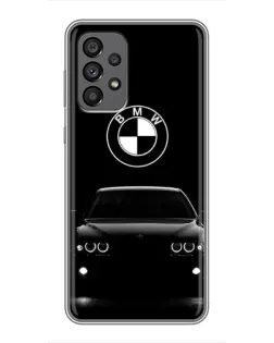 Чохол для Samsung Galaxy A73 (5G) з картинкою «BMW — погляд з темряви»