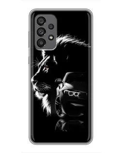 Чохол для Samsung Galaxy A73 (5G) з картинкою «BMW та лев»