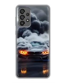 Чохол для Samsung Galaxy A73 (5G) з картинкою «BMW у диму»
