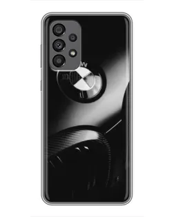 Чохол для Samsung Galaxy A73 (5G) з картинкою «Емблема BMW — макро»