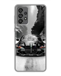 Чохол для Samsung Galaxy A73 (5G) з картинкою «BMW — акварельний дрифт»