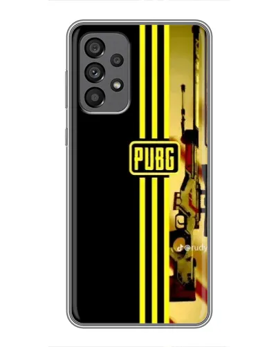Чехол для Samsung Galaxy A73 (5G) с картинкой «PUBG — камуфляжный шлем»