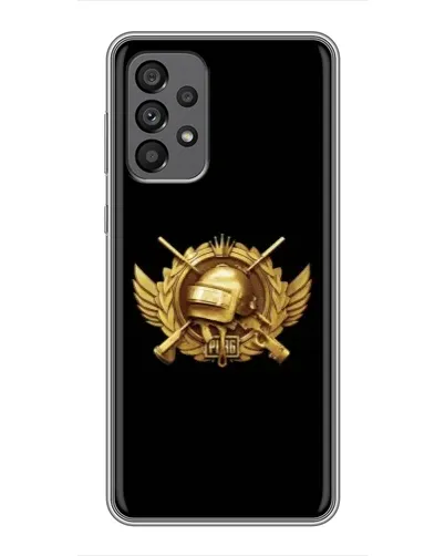 Чехол для Samsung Galaxy A73 (5G) с картинкой «PUBG — оранжевый градиент»