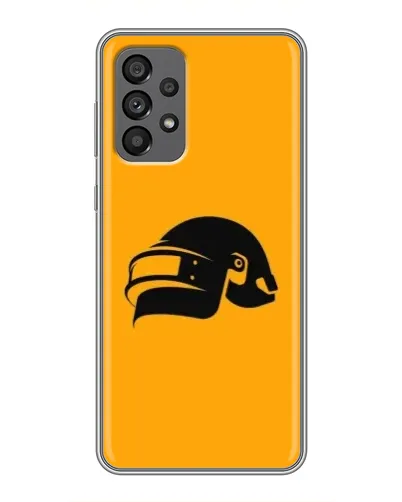 Чехол для Samsung Galaxy A73 (5G) с картинкой «PUBG — золотой шлем»