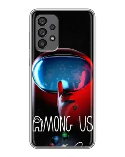 Чохол для Samsung Galaxy A73 (5G) з картинкою «Червоний імпостер — макро» Чохол для Samsung Galaxy A73 (5G) з картинкою «Червоний імпостер — макро»
