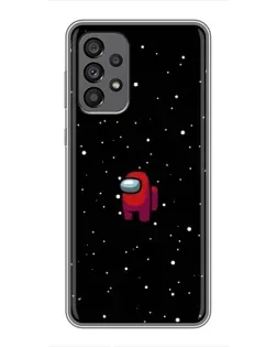 Чехол для Samsung Galaxy A73 (5G) с картинкой «Красный Among Us»