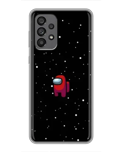 Чехол для Samsung Galaxy A73 (5G) с картинкой «Красный Among Us»