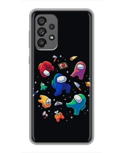 Чехол для Samsung Galaxy A73 (5G) с картинкой «Among Us космос»