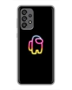 Чехол для Samsung Galaxy A73 (5G) с картинкой «Among Us градиент»