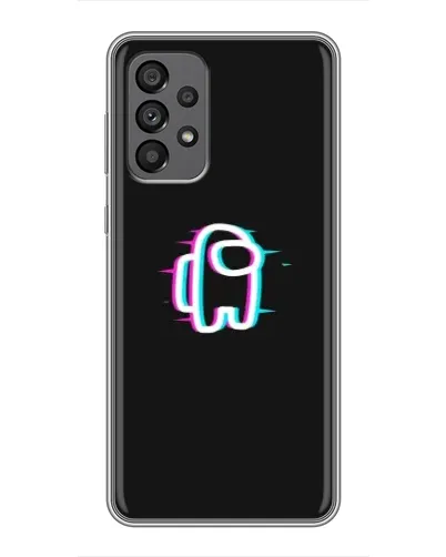 Чехол для Samsung Galaxy A73 (5G) с картинкой «Among Us неон»