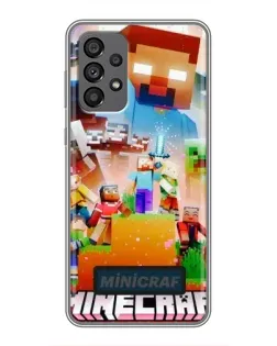Чохол для Samsung Galaxy A73 (5G) з картинкою «Minecraft герої гри» Чохол для Samsung Galaxy A73 (5G) з картинкою «Minecraft герої гри»