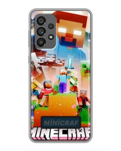 Чехол для Samsung Galaxy A73 (5G) с картинкой «Minecraft герои игры» Чехол для Samsung Galaxy A73 (5G) с картинкой «Minecraft герои игры»