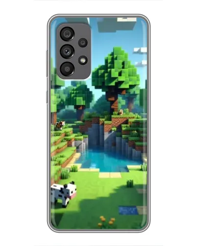 Чехол для Samsung Galaxy A73 (5G) с картинкой «Minecraft летний день» Чехол для Samsung Galaxy A73 (5G) с картинкой «Minecraft летний день»