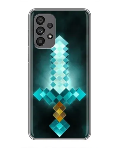 Чехол для Samsung Galaxy A73 (5G) с картинкой «Алмазный меч неон» Чехол для Samsung Galaxy A73 (5G) с картинкой «Алмазный меч неон»