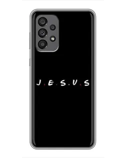 Чехол для Samsung Galaxy A73 (5G) с картинкой «Точки веры J.E.S.U.S.»