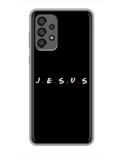 Чехол для Samsung Galaxy A73 (5G) с картинкой «Точки веры J.E.S.U.S.»