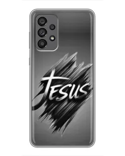 Чехол для Samsung Galaxy A73 (5G) с картинкой «Надпись Jesus Graffiti»