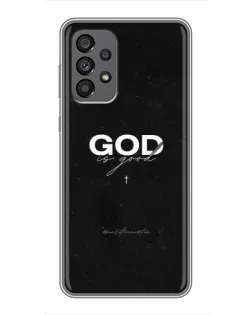 Чехол для Samsung Galaxy A73 (5G) с картинкой «GOD — Бог над всем»