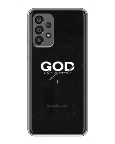 Чехол для Samsung Galaxy A73 (5G) с картинкой «GOD — Бог над всем»